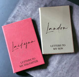 Wholesale | 4 | Leatherette Lined Journals Engraved Letters