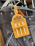 Wholesale | 10|Custom Golf Tee Bag Attachment with 3 Tees Included