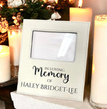 Wholesale | 6 | White Leatherette 4x6" Photo Frame Customized