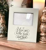 Wholesale | 6 | White Leatherette 4x6" Photo Frame Customized