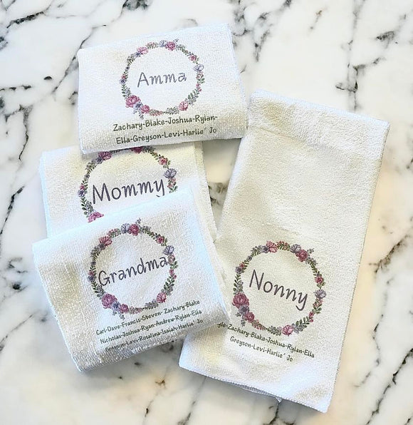 Wholesale | Mother's Day Custom Kitchen Hand Towels