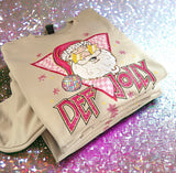 Wholesale Def Jolly Christmas Sweatshirt - sand