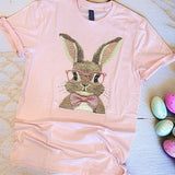 Wholesale Realistic Faux Fur Easter Bunny T-Shirt
