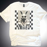 Wholesale Chic Easter "VIBE" T-Shirt-White