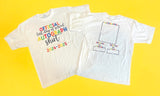 Last day of School Autograph Youth T - white