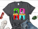 Wholesale Mom Vibes 90s Edition TV Funny T Shirt Mother's Day Gifts