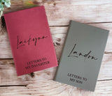 Wholesale | 4 | Leatherette Lined Journals Engraved Letters