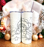 Wholesale | 4 | DIY coloring 20 oz tumblers Christmas kids
