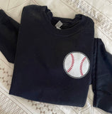 Baseball Mom Custom Sweatshirt with Name and Number
