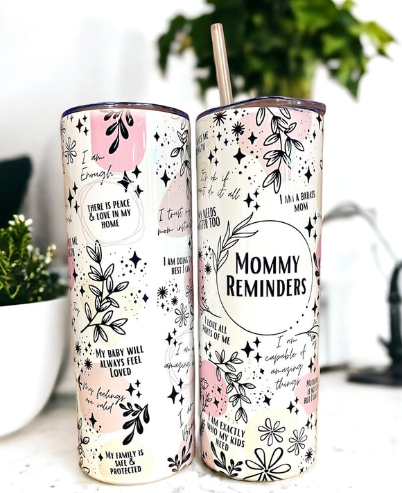 Wholesale | 4 | Mommy Reminders Positive Affirmation Tumblers