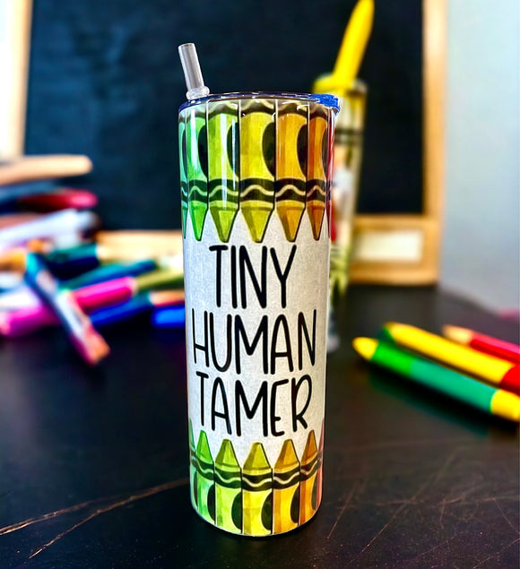Wholesale |4| TIny Human Tamer Teacher School Gift Tumblers