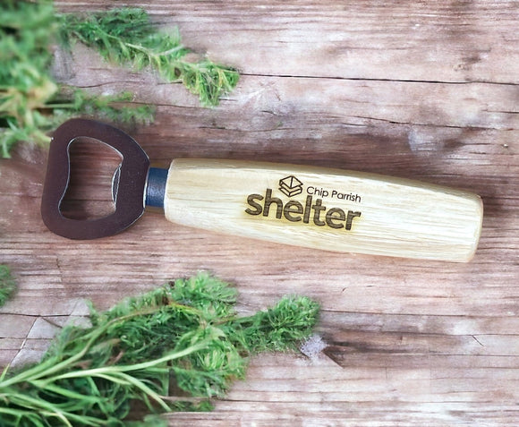 Wholesale |6| Wood Bottle Opener for Realtors Branded with your Logo