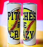 Wholesale |Pick 4| Softball and Baseball 20 oz Tumblers