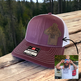 Wholesale | Custom Drawing Sketch Leatherette Patch Hats for Dad