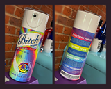 Wholesale | 4 | 20 oz Skinny Tumblers Stainless Steel Bitch Be Gone Spray