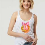 Wholesale Coquette Bow Sports Mom Tank Tops