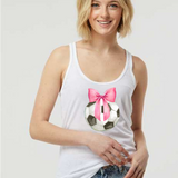 Wholesale Coquette Bow Sports Mom Tank Tops
