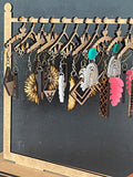 Wholesale | Wood Earring Display with 12 Hangers