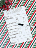 Wholesale | 1 pc | Elf Report Card Dry Erase Board