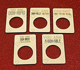 Wholesale | 10 pcs | Play Doh Wood Valentine's Day Cards