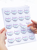 Wholesale | 1 sheet (20) | Logo Stickers