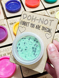 Wholesale | 10 pcs | Play Doh Wood Valentine's Day Cards