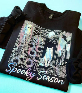 Wholesale Halloween Spooky Season Graphic Sweatshirt Bright Colors