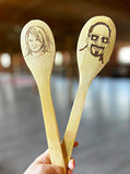 Wholesale | 10 pcs | Wooden Spoons Golden Girls Snoop Martha Dolly