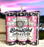 Wholesale | 4 pcs | Beautiful Disaster 20 oz Skinny Tumbler