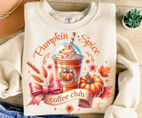 Wholesale Pumpkin Spice Coffee Club Sweatshirt