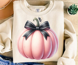 Wholesale Pink Pumpkin Sweatshirt for Fall