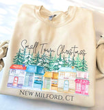 Wholesale Small Town Christmas Custom City/State Sweatshirt