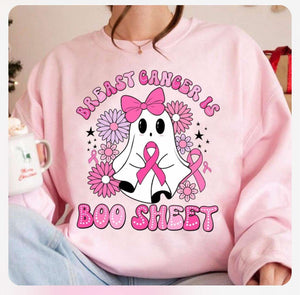 Strong Breast Cancer is Boo Sheet Awareness Sweatshirt