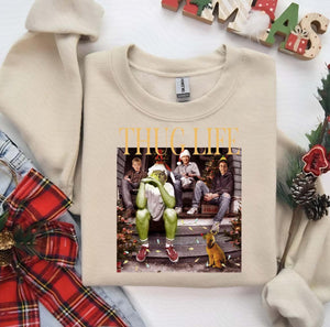 Wholesale Thug Life Christmas Movie Character Sweatshirt