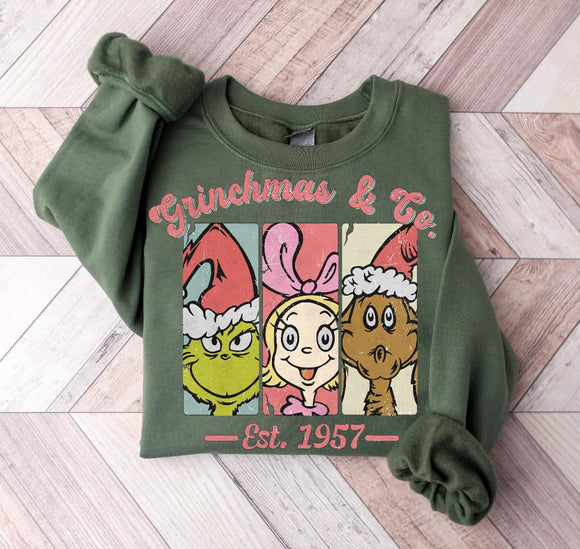 Wholesale Gr*nchmas & Co Vintage Christmas Sweatshirt