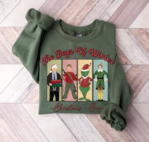 Wholesale The Boys of Winter Christmas Crew Sweatshirt