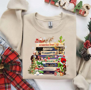 Wholesale Vintage Christmas Movies Classic Sweatshirt