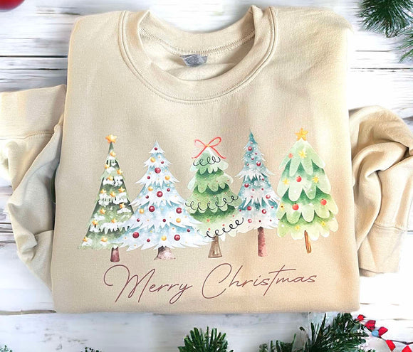 Wholesale Merry Christmas Trees Sweatshirt