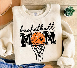 Wholesale Basketball Mom Basketball Sweatshirt - Sand