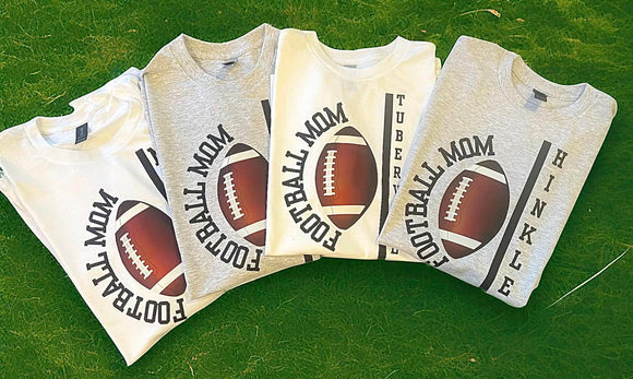 Football Mom Personalized T Shirt