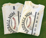 Baseball Mom Personalized T Shirt