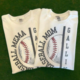 Baseball Mom Personalized T Shirt