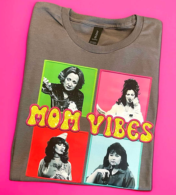 Mom Vibes 90s Edition TV Funny T Shirt Mother's Day Gifts