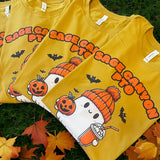 Customizable Cute Ghost T-Shirt – Add Your Business, School, or Team Name!
