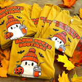 Customizable Cute Ghost T-Shirt – Add Your Business, School, or Team Name!