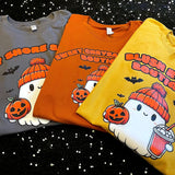Customizable Cute Ghost T-Shirt – Add Your Business, School, or Team Name!