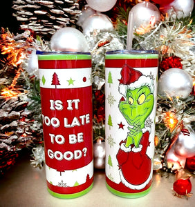 Wholesale | 4 | One of Each Design Green Guy Tumbler Pack Christmas