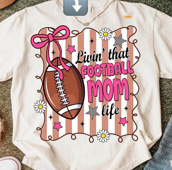 BULL Living that Football Mom Life T Shirt