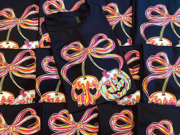 Halloween Graphic T Shirt for Boutiques Spooky Vibes