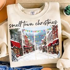 WS Cozy Small Town Christmas Sweatshirt for the Holidays